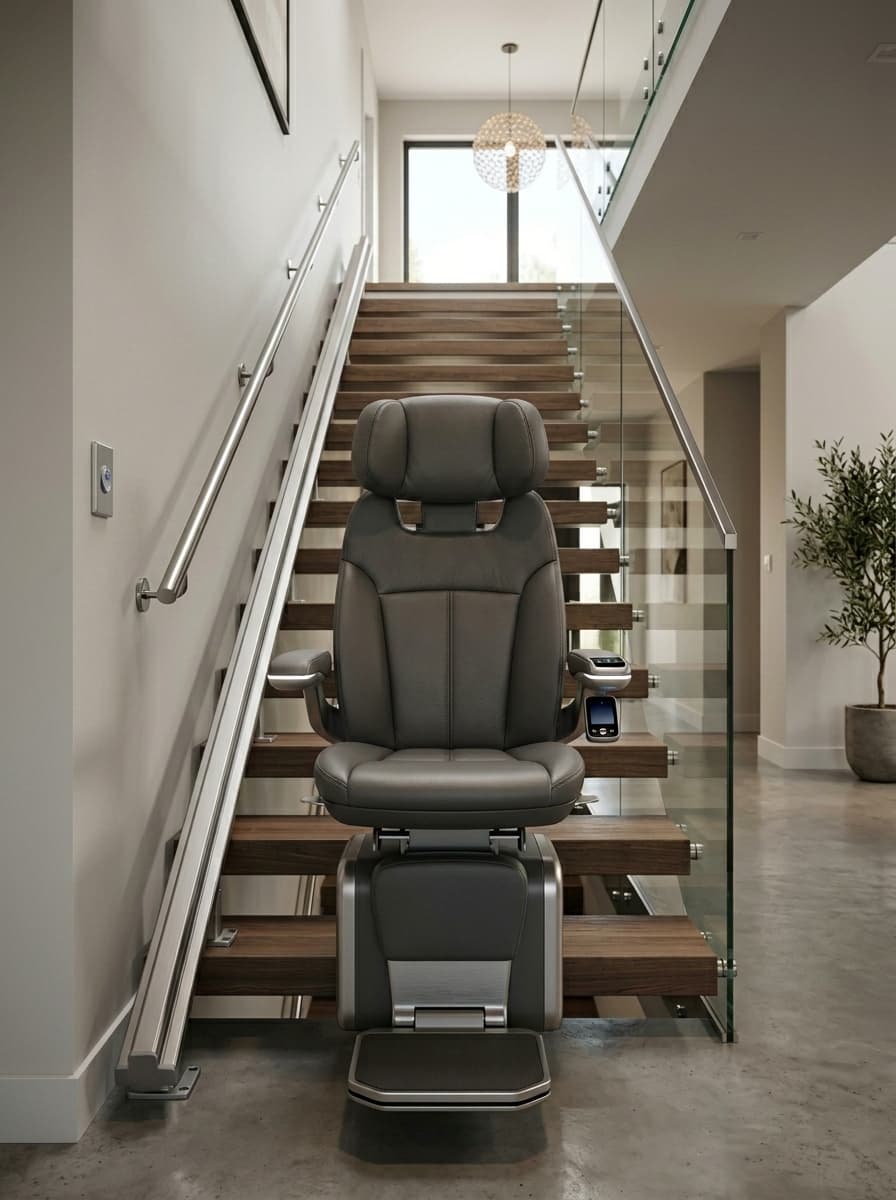 Chair Lifts Premium Blue finish
