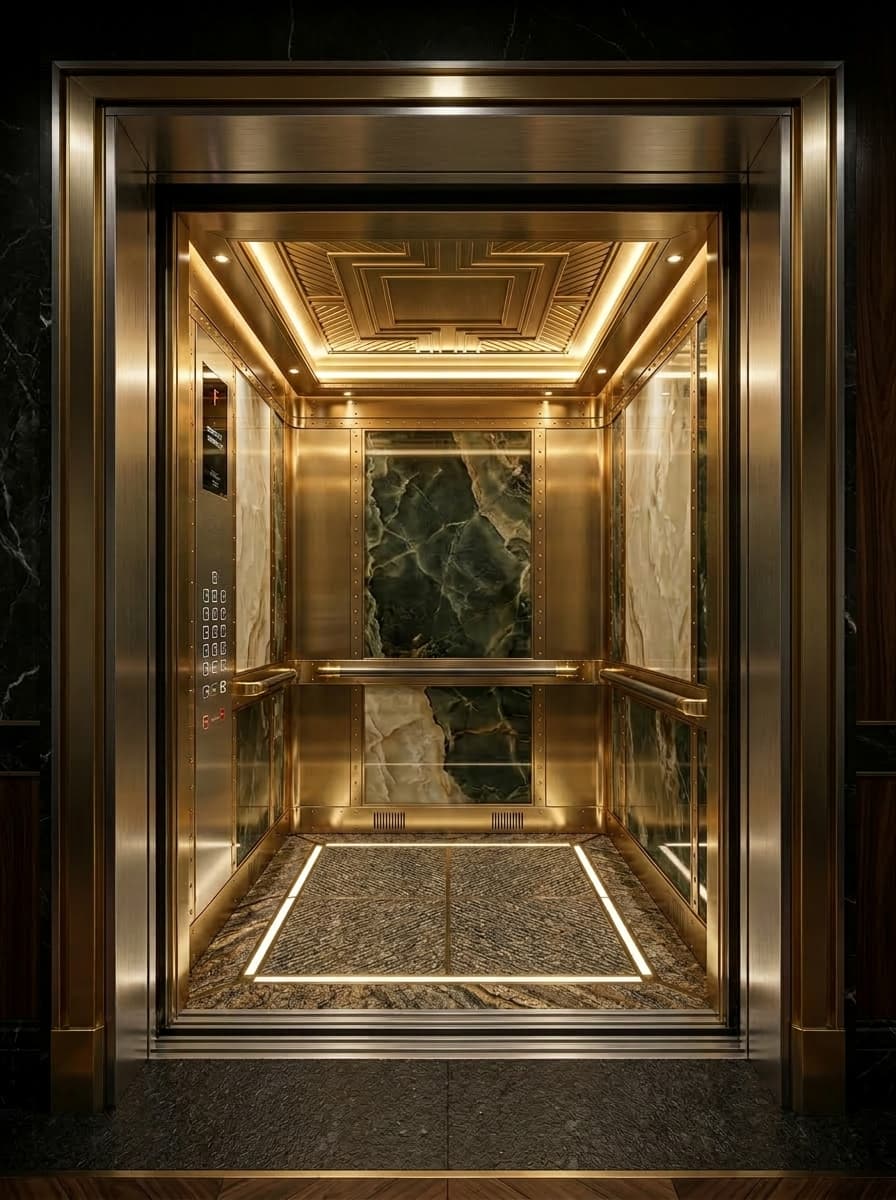 Freight Elevators Khara Sona finish