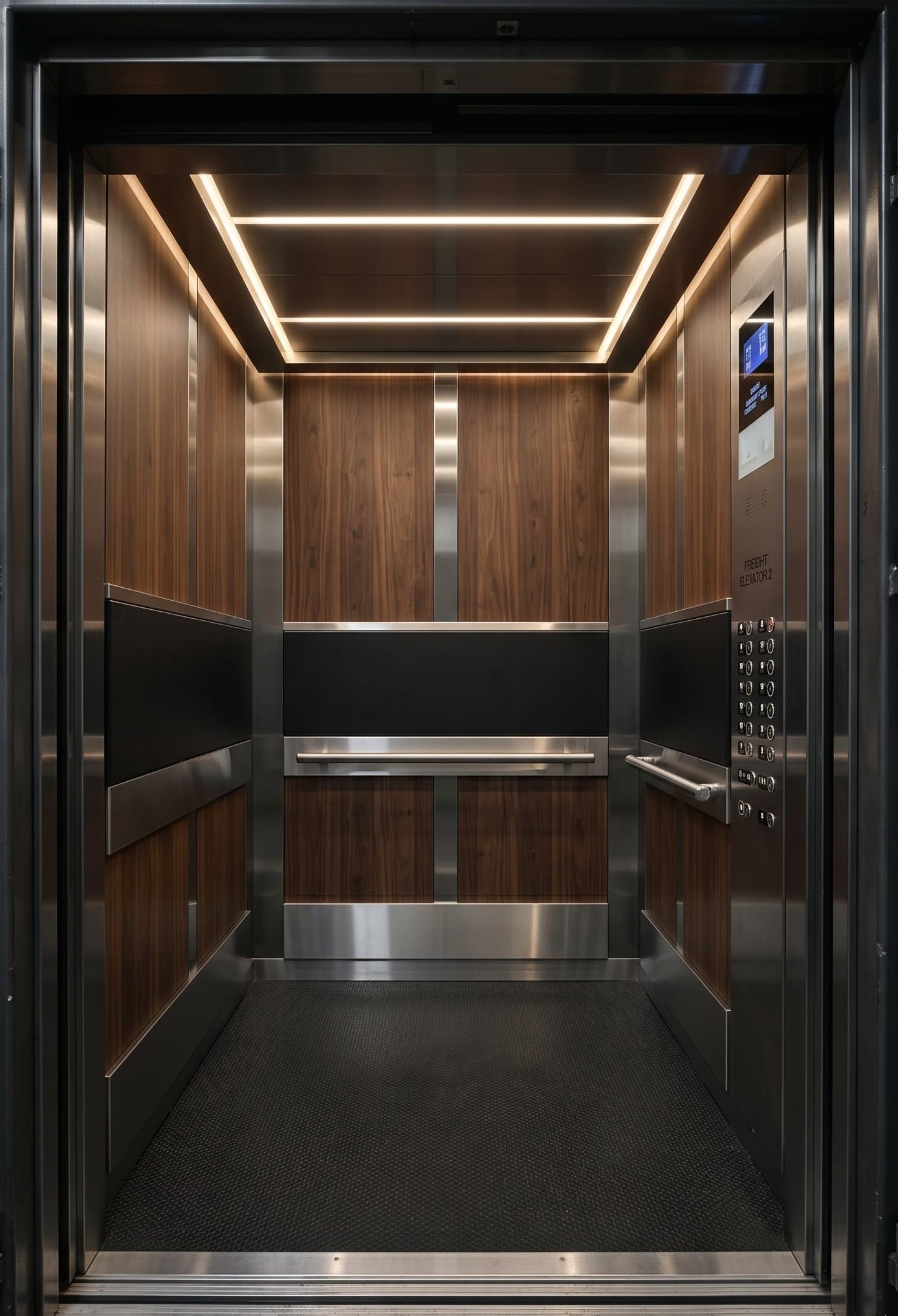 Freight Elevators Premium Blue finish