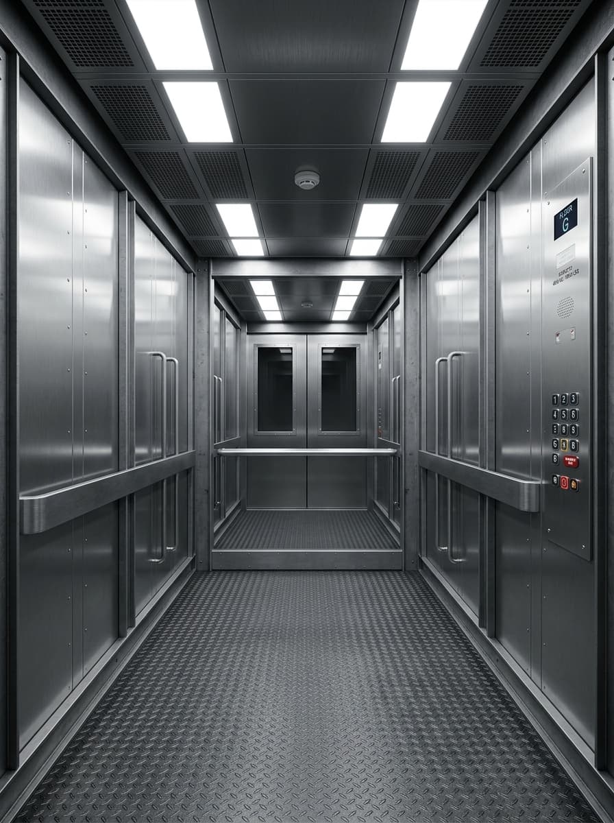 Freight Elevators Standard Blue reference
