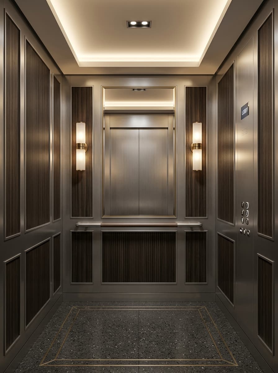 Home Lifts Premium Blue finish