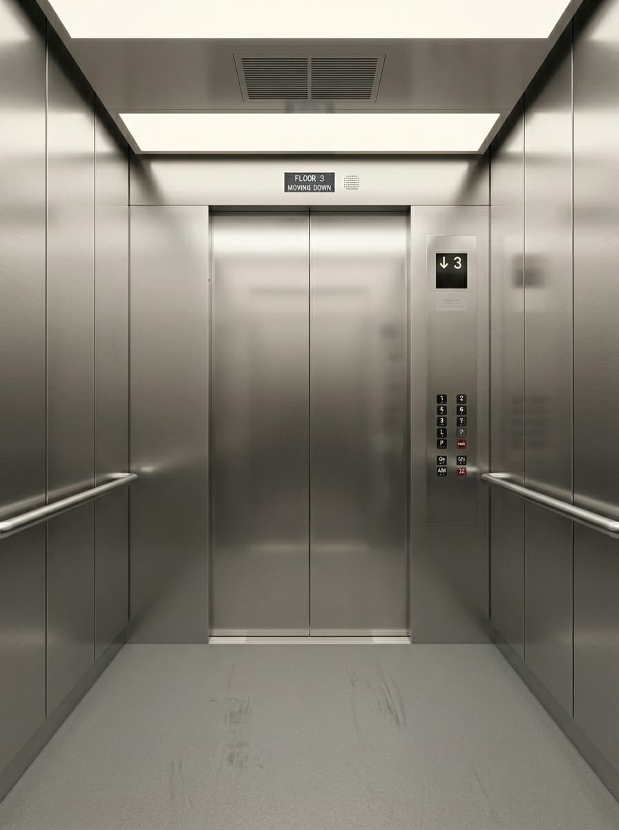 Hospital Elevators Standard Blue reference