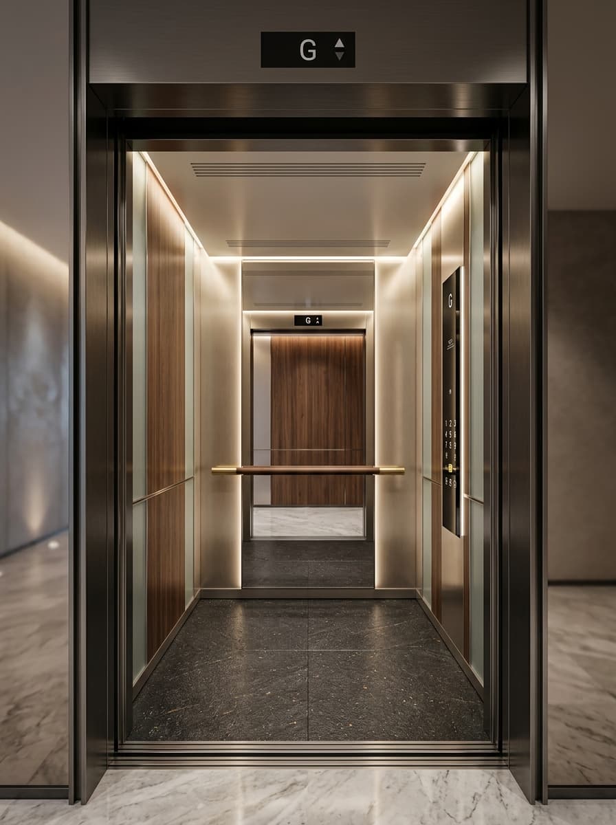 MRL Elevators Premium Blue finish